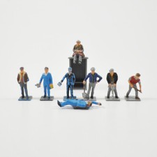 Figuren - alt - Kunststoff - Plastik - Baustelle - Mechaniker - 35mm - Werkstatt