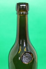 Antike Flasche The Rum Company Glassiegel Waldglas Hamburg Siegel Braun Destille