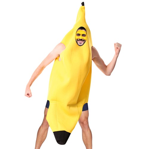 Unisex bananen kostüm - unisex,