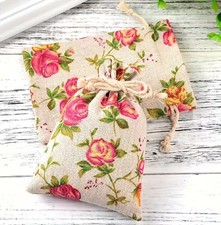 Blumen Jute Maserbeutel 5/10