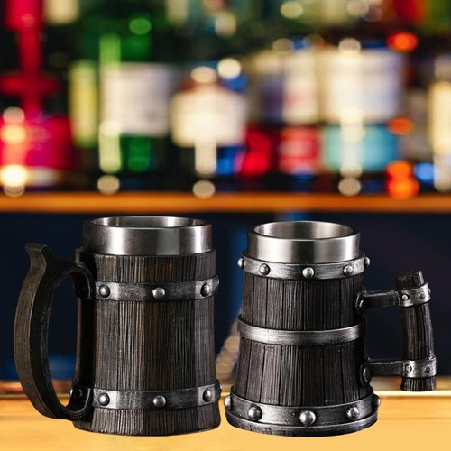 Holzfass bierkrug dekoration - bierkrug,