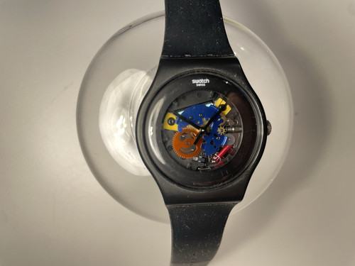 Swatch black lacquered - black,