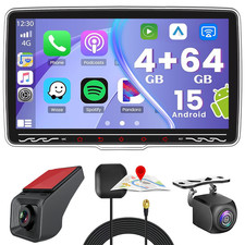 10,1" Touchscreen Android 15 Autoradio Carplay+DVR+CAM Für VW Polo Golf IV Jetta