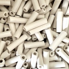 100 TON RÖHRCHEN / TONRÖHRCHEN - 4 cm - für Schießbuden / Scheibenkasten - NEU