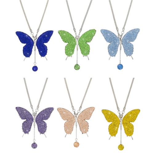 Sparkling butterfly pendants - sparkling,