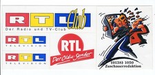Werbe Aufkleber -- RTL Club --