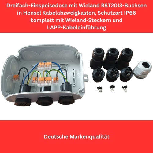 Wieland drehstrom - drehstrom, (3-fach)