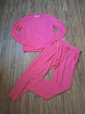 Jogginganzug Wellness Sportanzug Trainingsanzug Pink Gr. S