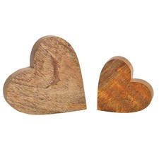 Herz aus Holz zum Hinstellen |