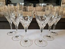 Nachtmann Diamant 6 Stück Bleikristall Burgunder Rotwein Gläser 21 cm TOP! Rar!