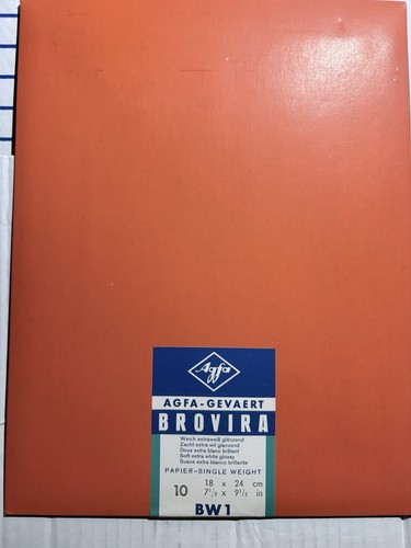Agfa brovora fotopapier 1 - bw,