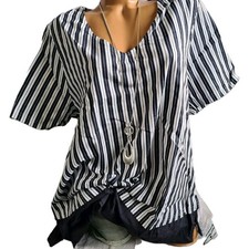 Sheego Shirt Tunika Kurzarm