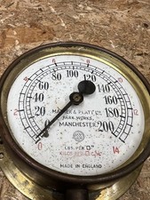 Antikes Manometer Mather &