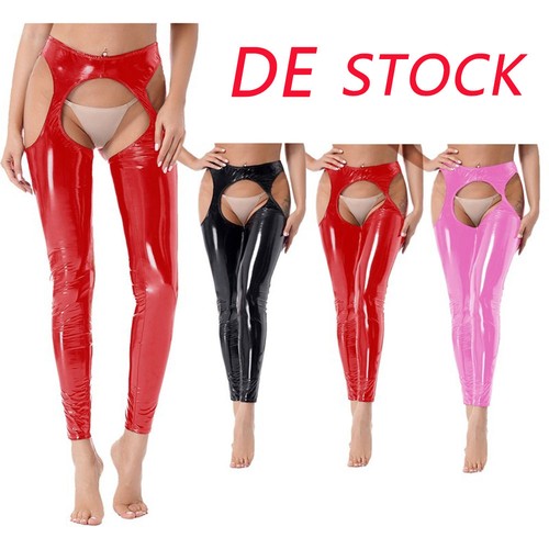 Damen wetlook strumpfhose - damen,