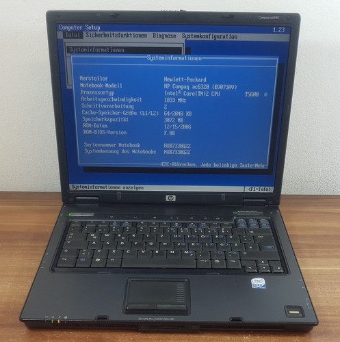 Business compaq nc6320 - hp,