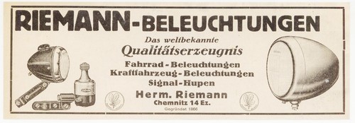 Chemnitz werbung 1929 - chemnitz,,