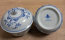 Friesisch Blau, Zuckerdose mit Deckel, August Warnecke,