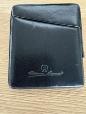 Zigarillobox Aigner Original Leder Schwarz Neuwertig Top Zustand