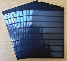 8 doppelseitige Einsteckblätter mit 8 Zeilen (Höhe je Zeile 30 mm) gebraucht