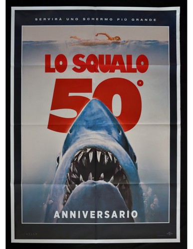 Squalo jaws filmplakat - lo,