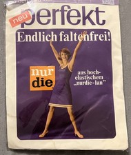 VINTAGE Nur die Perfekt Nylonstrümpfe Strapsstrümpfe Gr. 10,5 20 den