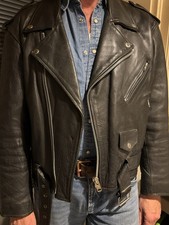 MDM Lederjacke Bikerjacke Herren M - z.B. Gay