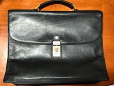 Gold Pfeil Black Leather