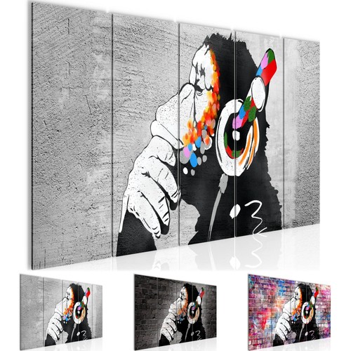 Wandbilder wohnzimmer banksy - wohnzimmer,