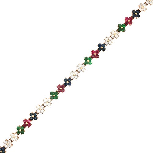 Brillant armband mit smaragd - brillant-armband,