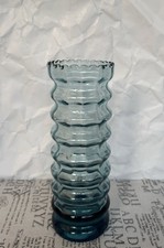 70er Jahre Klassiker Vase Glas Geometrisches Muster Rosendahl Scan Design