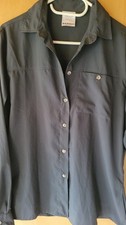 MAMMUT Damen Shirt Outdoor Bluse Wandershirt Treckinghemd Gr. 38 grey hellgrau