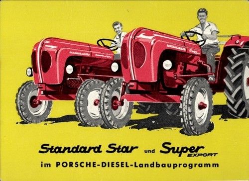Werbung traktor standard - ak, werbung,