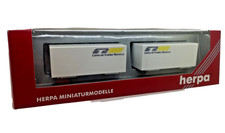 Herpa 051194 H0 1/87 2 Wechselkoffer Wechselbrücke CTR Rentco Hängerzug OVP !!!