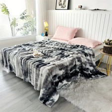 Luxus kunstfell bettdecke - kunstfell,