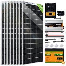 1600Watt 7KWH Solaranlage Photovoltaikanlage Plug & Play Komplett Set PV Anlage