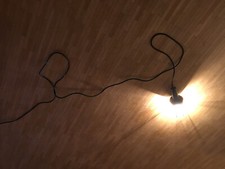 Handlampe, Bauleuchte, Baustrahler mit 4m Kabel, siehe Fotos, Versand  6,-