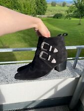Topshop Stiefeletten schwarz Topshop Ankle Boots Cowboy Bikerstiefeletten