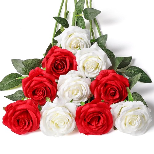 Künstliche seidenrosen - seidenrosen, 12