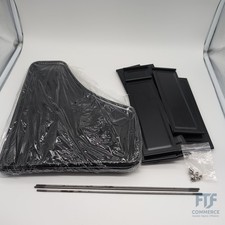 4 Fächer Schreibtisch Organizer Büro, Stehsammler A4 Metall, Gitter Me... YR-T01