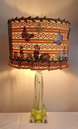 Tischlampe unterfangglas grün - unterfangglas,