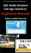 QSL Amateurfunkkarte - Marconi
