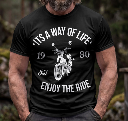 Ddr moped shirt s51 - t-shirt,