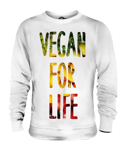Vegan for life unisex pullover - for,