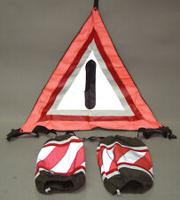 Bundeswehr Sicherheitsausstattung 1 Warndreieck und 2 Gamaschen