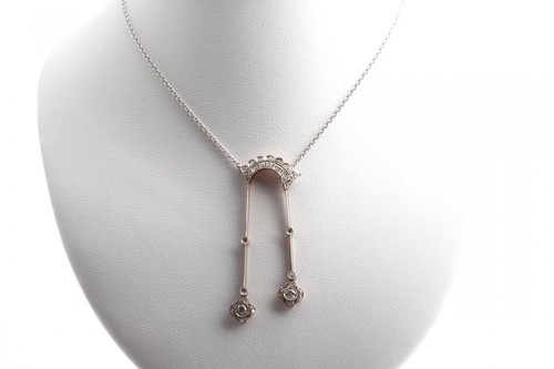 Collier antik jugendstil - collier,