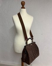 Vintage Leder Handtasche