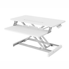 B-Ware SVITA BUSAN Schreibtischaufsatz Höhenverstellbar Monitorerhöhung Weiß