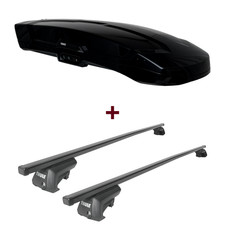 Dachbox Thule Vector M + Dachträger Thule SquareBar für Ford Kuga II Typ DM2 neu