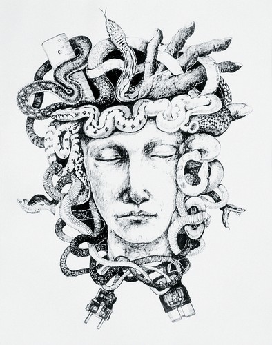 Haupt der medusa 1983 - medusa,