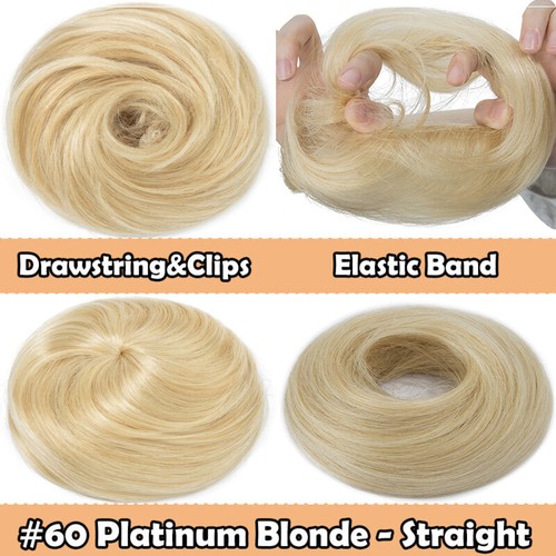 Clip messy hair bun 100 - messy, 100%